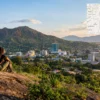 Reiseziel mit Lagekarte in Blantyre, Afrika