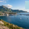 Reiseziel mit Lagekarte in Blue Bay, Afrika