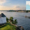 Reiseziel mit Lagekarte in Calabar, Afrika