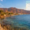 Reiseziel mit Lagekarte in Dahab, Afrika