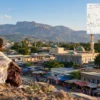 Reiseziel mit Lagekarte in Dire Dawa, Afrika