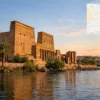 Reiseziel mit Lagekarte in Edfu, Afrika