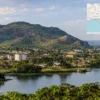 Reiseziel mit Lagekarte in Enugu, Afrika
