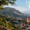 Reiseziel mit Lagekarte in Fianarantsoa, Afrika
