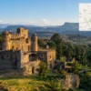Reiseziel mit Lagekarte in Gondar, Afrika