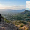 Reiseziel mit Lagekarte in Jos, Afrika