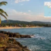 Reiseziel mit Lagekarte in Kribi, Afrika