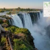 Reiseziel mit Lagekarte in Livingstone, Afrika