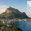 Reiseziel mit Lagekarte in Man, Afrika