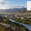 Reiseziel mit Lagekarte in Maseru, Afrika