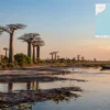 Reiseziel mit Lagekarte in Morondava, Afrika