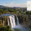 Reiseziel mit Lagekarte in Ndola, Afrika