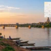 Reiseziel mit Lagekarte in Niamey, Afrika