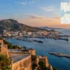 Reiseziel mit Lagekarte in Oran, Afrika