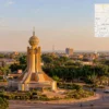 Reiseziel mit Lagekarte in Ouagadougou, Afrika