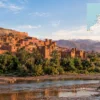 Reiseziel mit Lagekarte in Ouarzazate, Afrika