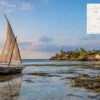 Reiseziel mit Lagekarte in Paje, Afrika