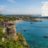Reiseziel mit Lagekarte in Pemba, Afrika