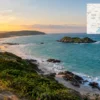 Reiseziel mit Lagekarte in Ponta do Ouro, Afrika