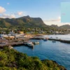 Reiseziel mit Lagekarte in Port Mathurin, Afrika