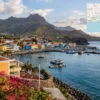 Reiseziel mit Lagekarte in Porto Novo, Afrika