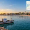 Reiseziel mit Lagekarte in Saïdia, Afrika