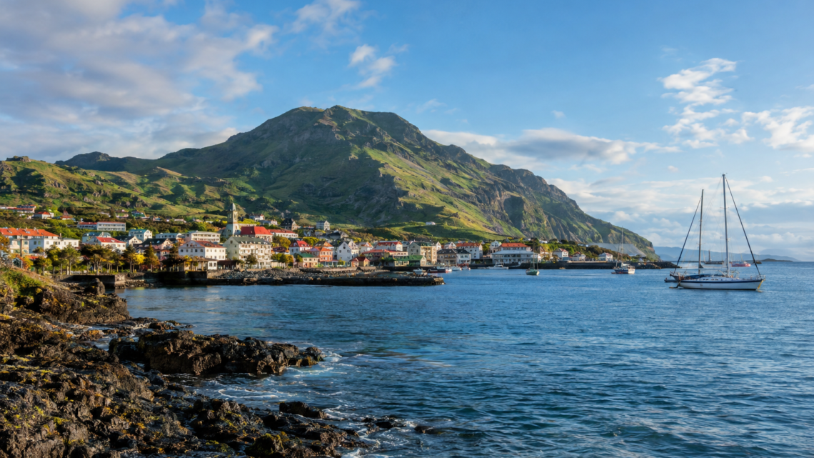 Reiseziel mit Lagekarte in Saint-Pierre, Afrika