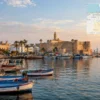 Reiseziel mit Lagekarte in Sfax, Afrika