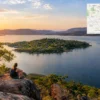 Reiseziel mit Lagekarte in Siavonga, Afrika