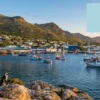 Reiseziel mit Lagekarte in Simon's Town, Afrika