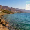 Reiseziel mit Lagekarte in Taba, Afrika