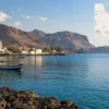 Reiseziel mit Lagekarte in Tadjoura, Afrika