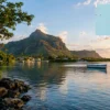 Reiseziel mit Lagekarte in Tamarin, Afrika