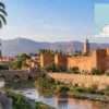 Reiseziel mit Lagekarte in Taroudant, Afrika