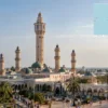 Reiseziel mit Lagekarte in Touba, Afrika