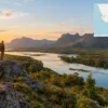 Reiseziel mit Lagekarte in Wilderness, Afrika
