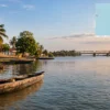 Reiseziel mit Lagekarte in Ziguinchor, Afrika