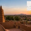 Reiseziel mit Lagekarte in Zinder, Afrika