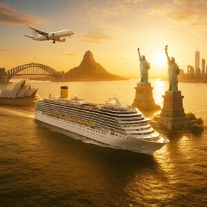 35 Tage Kreuzfahrten Weltkreuzfahrt Kreuzfahrt mit Costa Deliziosa ab/an Barcelona mit Flüge ab/an Frankfurt All Inclusive Unkategorisiert online kaufen