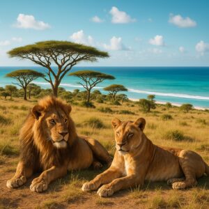15 Tage Rundreisen Tansania und Kenia Löwen, Savannen und Ozeanträume All Inclusive